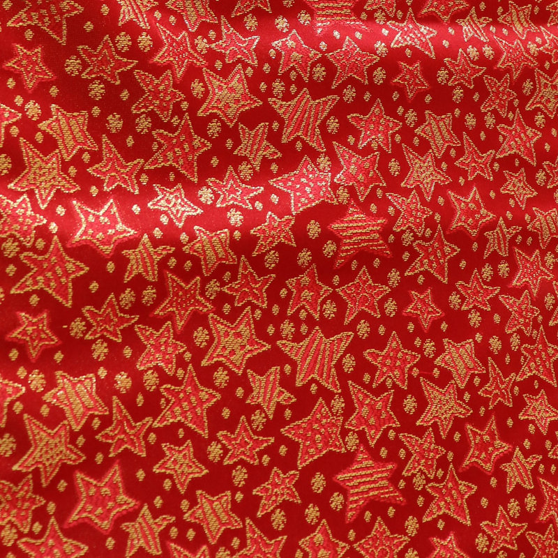 Linge de table Kalvi Brocade, Rouge, 72 po x 56 po
