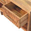 Solid Wood Rectangle Accent Cabinet