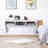 Wall Mounted Floating Desk With Storage Shelves, Space-Saving Home Office Workstation For Laptop, PC, And Study