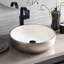 Bliss Ceramic Round Drop-In Bathroom Sink-1511539176