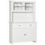 Buffet de cuisine avec huche, armoire de rangement garde-manger avec 4 tablettes, tiroirs