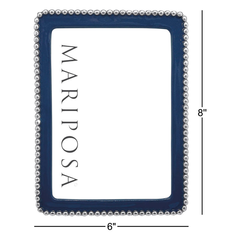 Metal Picture Frame, Blue