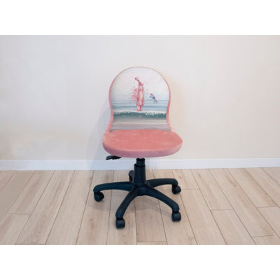 Kids 11.81'' Adjustable Height Desk Or Activity Chair Chair and Ottoman