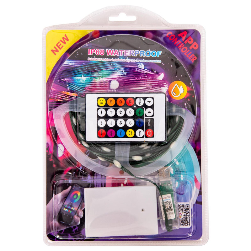 LED Indoor / Outdoor String Lights, 4cm H x 10cm L x 4cm D
