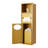 Bathroom Wall Niche, Bathroom Cabinet With Toilet Paper Holder And Trash Can-1760639233
