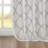 Fretwork Print Grommet Top Window Curtain Panel(Only 1 Pc Panel)-94464088-94464094