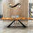 Brown+Black Rectangular Solid Wood+Iron desks-107197793