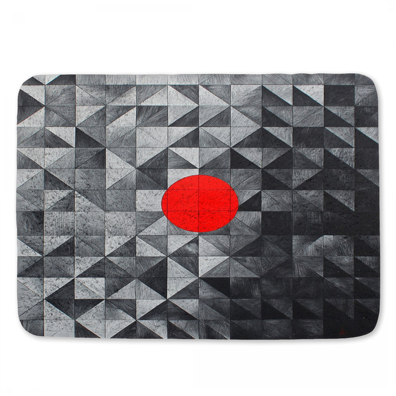 Tapis de bain Red Dot, L 34 po x l 21 po