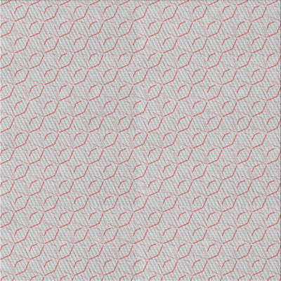 Tapis rouge/gris à motifs Jefferies