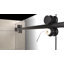 66 à 72 po X P 76 po H Porte de douche coulissante simple sans cadre avec (10 mm) en verre trempé-107225055
