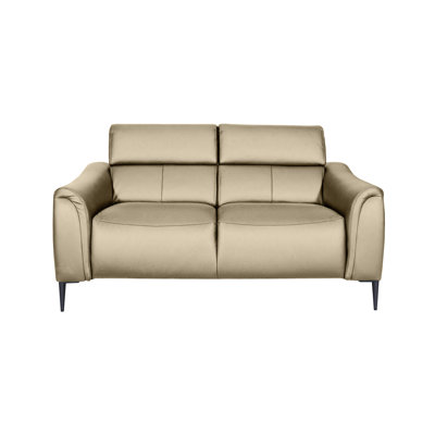 164 cm Genuine Leather Pillow Top Arm Reclining Sofa