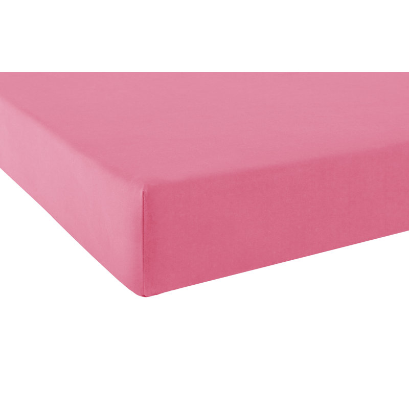 Vexin 100% Cotton Percale Fitted Sheet, Queen, Grege