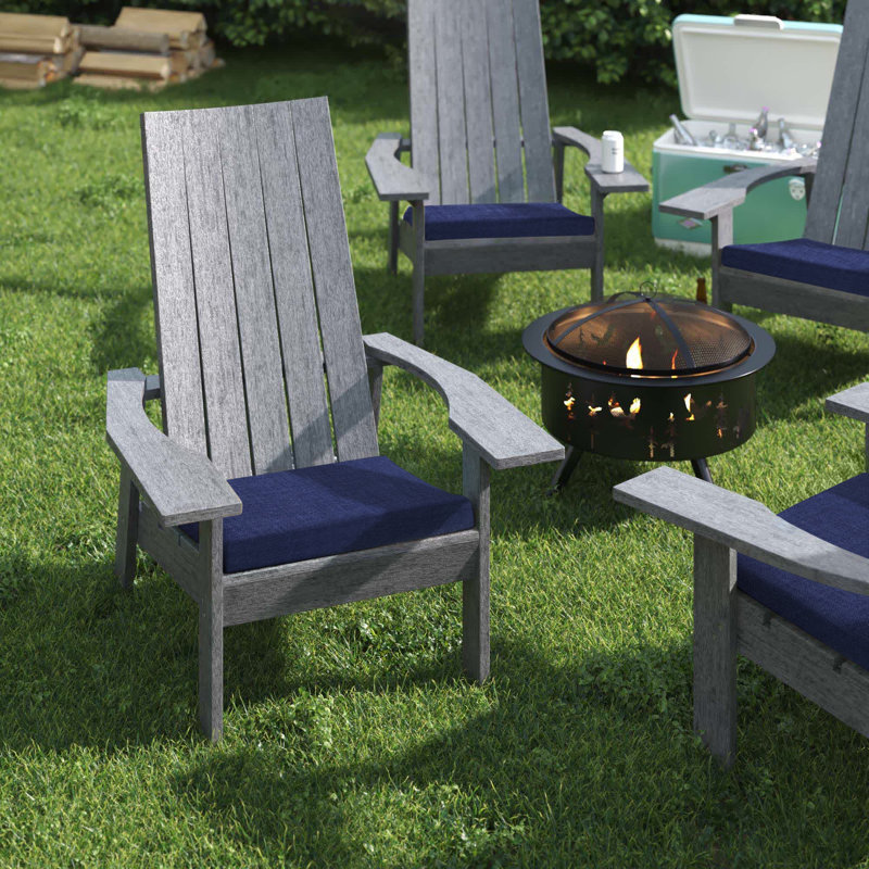 Outdoor 3'' Seat Cushion, Azul