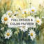 Ensemble de literie 3 pièces Summer Daisy Glow - Ensemble de literie White Meadow-137327955