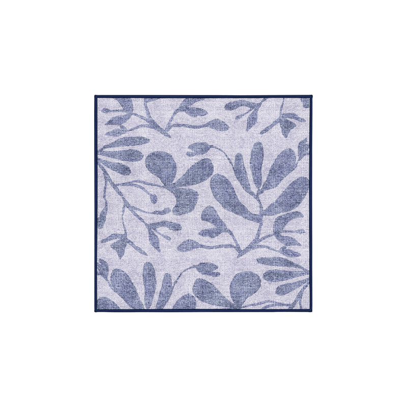 Bentura Washable Floral Indoor Rug, Square 3'