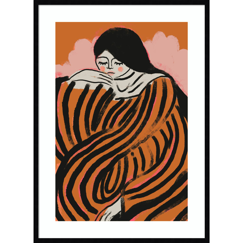 «Galya Esmeralda» par Treechild, impression sur bois encadrée, H 41 po x l 30 po