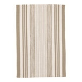 Quincy Stripe Khaki Handwoven Indoor/Outdoor Rug
