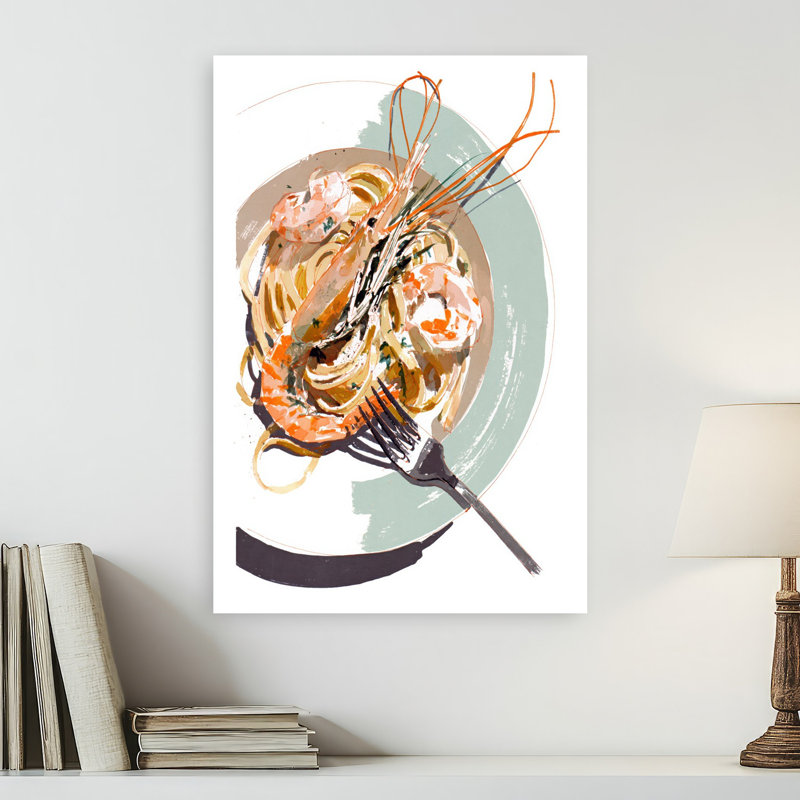 Art mural contemporain Gourmet, 24" H x 16" W