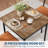 3 Piece Dining Table Set, Kitchen Table Set for 2 with 2 PU Upholstered Chair-1997068583