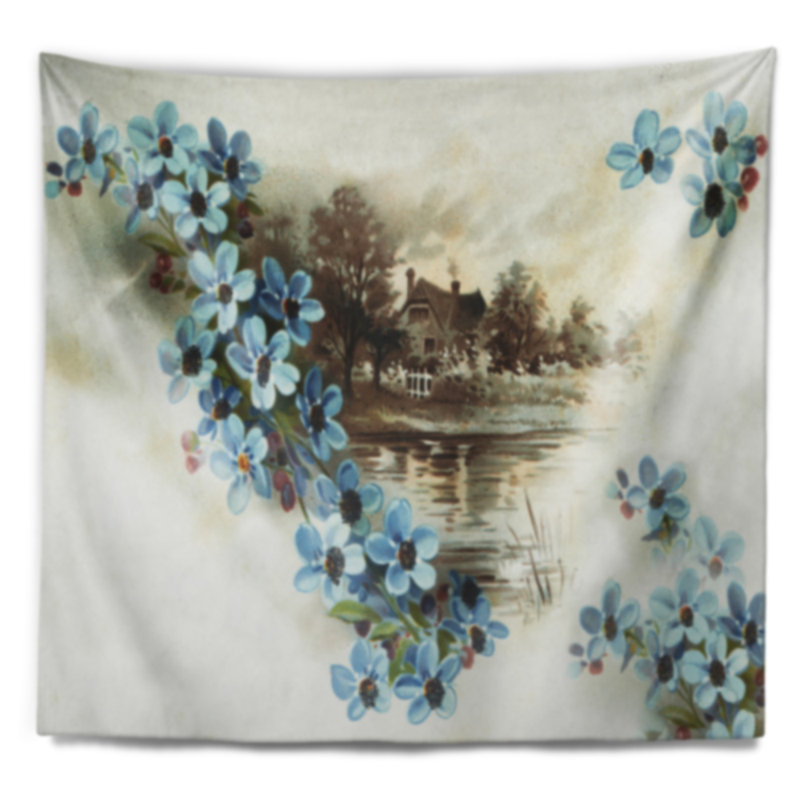 Polyester Tapestry, 50" H x 60" W