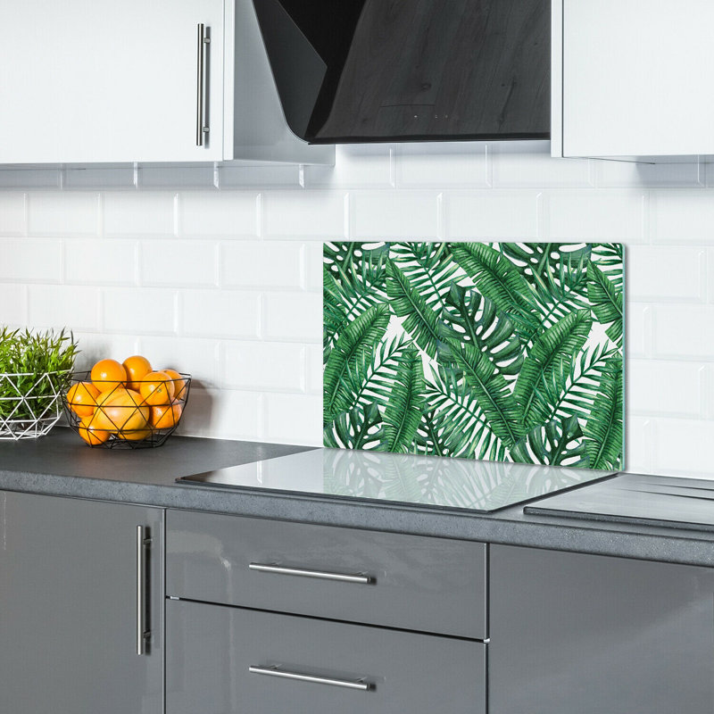 Aredale Palm Trees Leaf Chopping Board, 60cm L x 52cm W