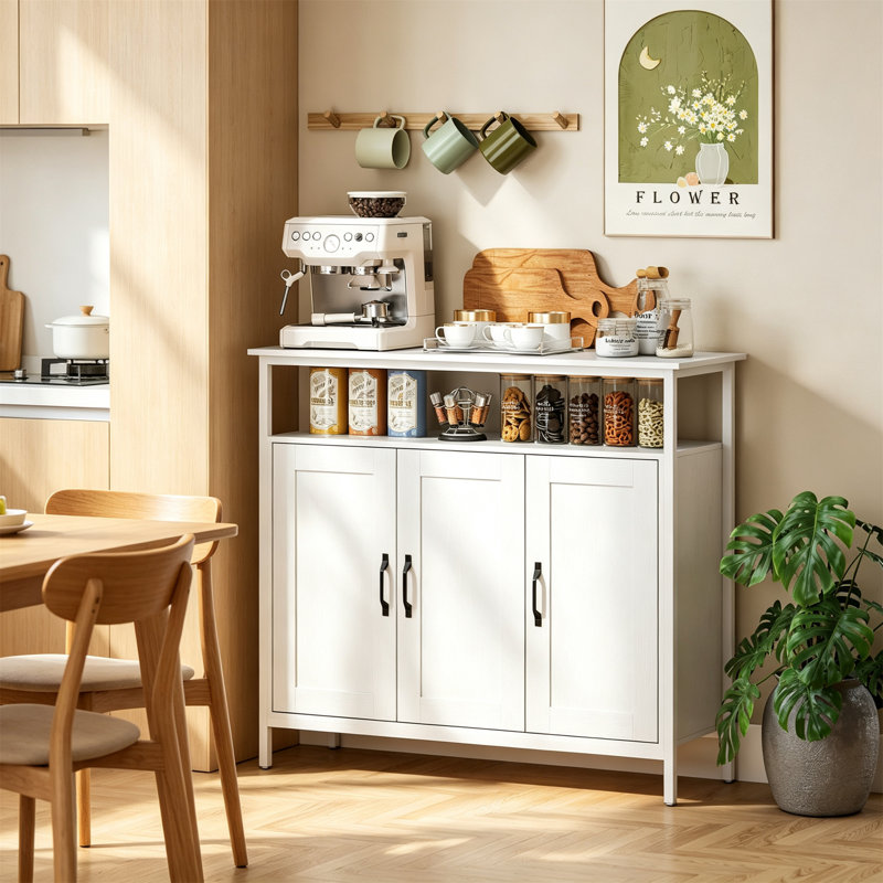 Kitchen Sideboard with Open Shelf