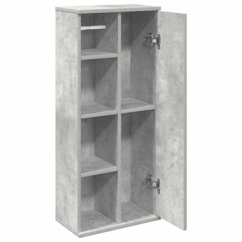 Freestanding Bathroom Cabinet, Concrete Grey