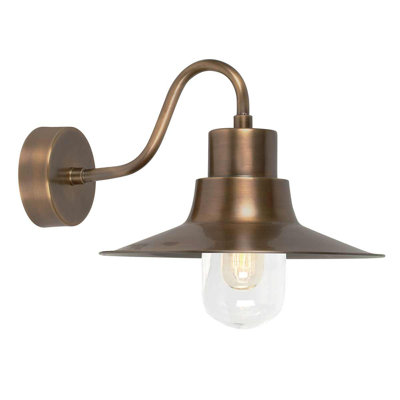 Batts Verdigris 24cm H Outdoor Barn Light