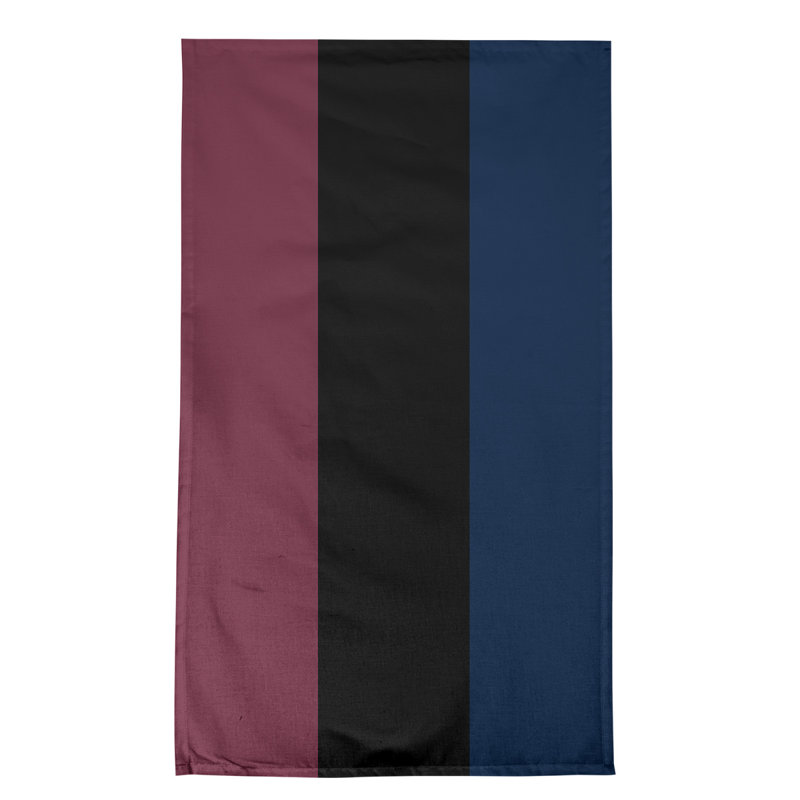 Stripe Tea Towel Kitchen Towel, Cotton, Wine/Black/Navy Blue Cleveland Basketball
