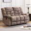 Ensemble de salon inclinable manuel 3 pièces avec 2 fauteuils inclinables et causeuse-579726118