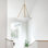 Laroche - Luminaire suspendu simple en laiton vieilli naturel