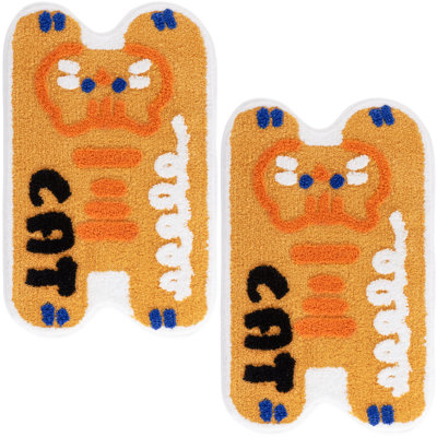 Ultra-soft Absorbent Bath Mat Animal-Shaped Bathroom Mat