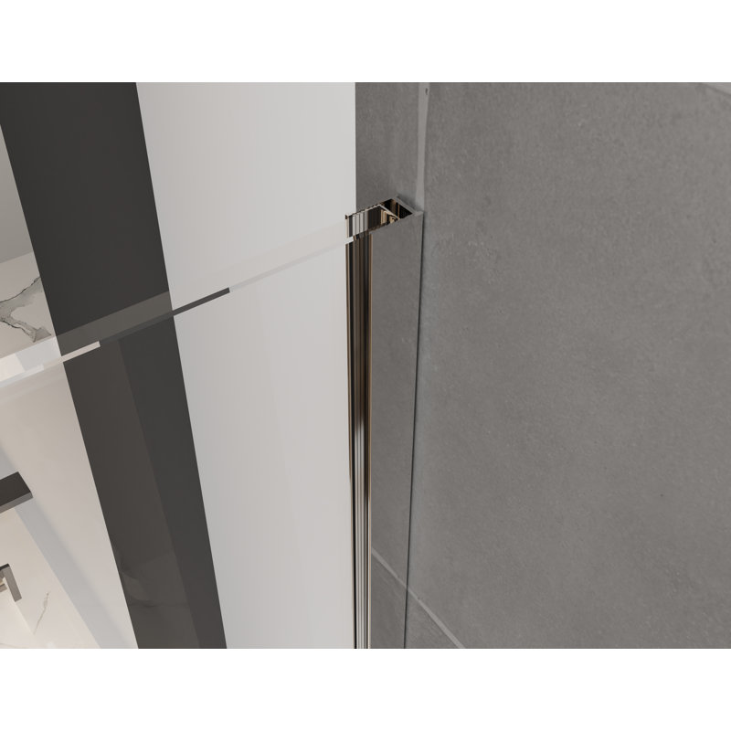 56-60" W x 76" H x 32" D Frameless Sliding Rectangle Shower Enclosure, Shower Doors with SGCC Tempered Glass Sliding Shower Door, Stainless Steel Hardware
