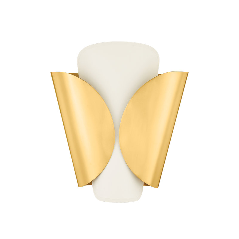 Savoie 1 - Light Flush Mounted Sconce, Aged Brass