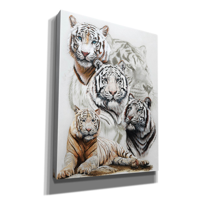«Kemonie Baron on Canvas» par Barbara Keith, reproduction, H 16 po x l 12 po x P 0,75 po