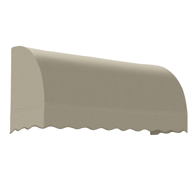 Awntech Savannah Acrylic Fabric Fixed Awning, Burlap Sack, 31" H x 100.5" W x 24" D