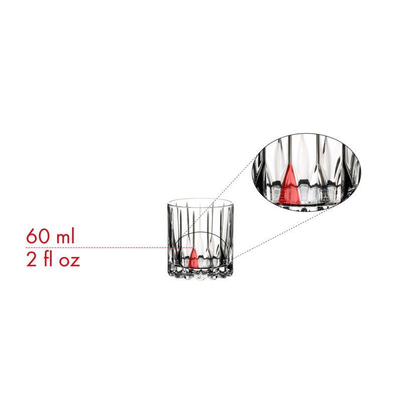 RIEDEL Drink Specific Glassware Double Rocks Glass, 6 Ounces