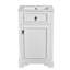 Meuble-lavabo de 20 pouces avec lavabo en céramique, porte à fermeture douce, tablette réglable et support de rangement fixé à la porte - idéal pour les petites salles de bain-2104266316