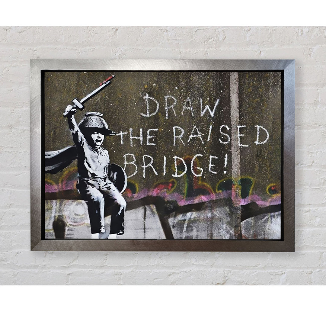 Draw The Raised Bridge - Einzelne Bilderrahmen Kunstdrucke