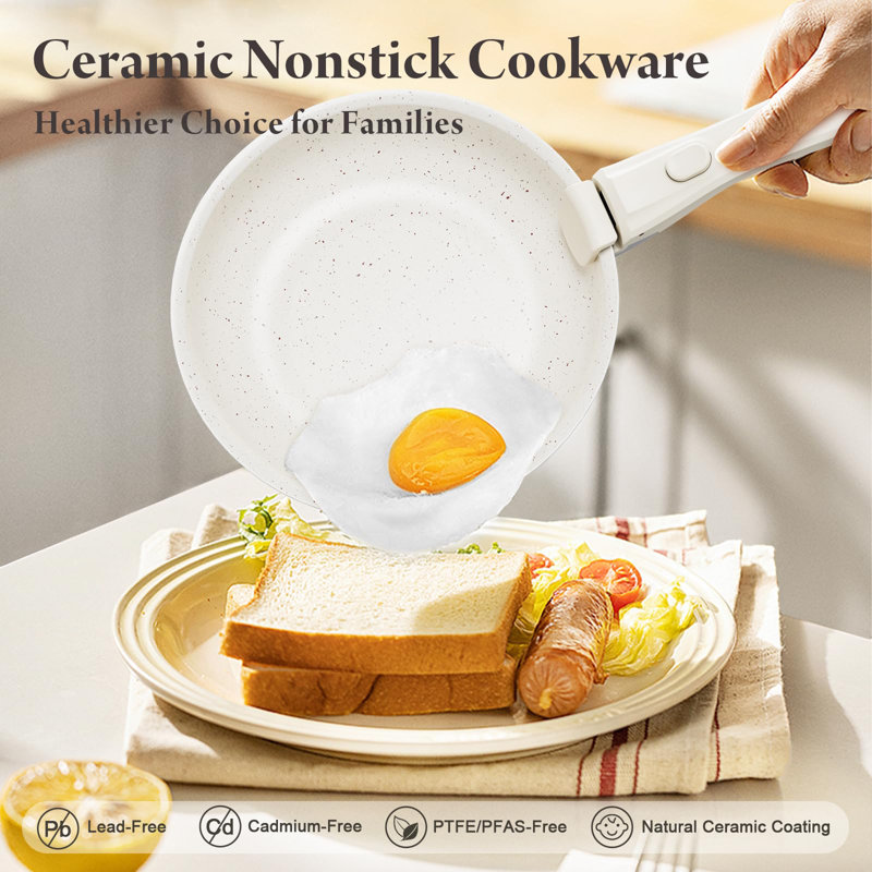 Ensemble de 22 casseroles et poêles antiadhésives
