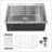 33X22x10"Drop-In Single Bowl Stainless Steel Kitchen Sink