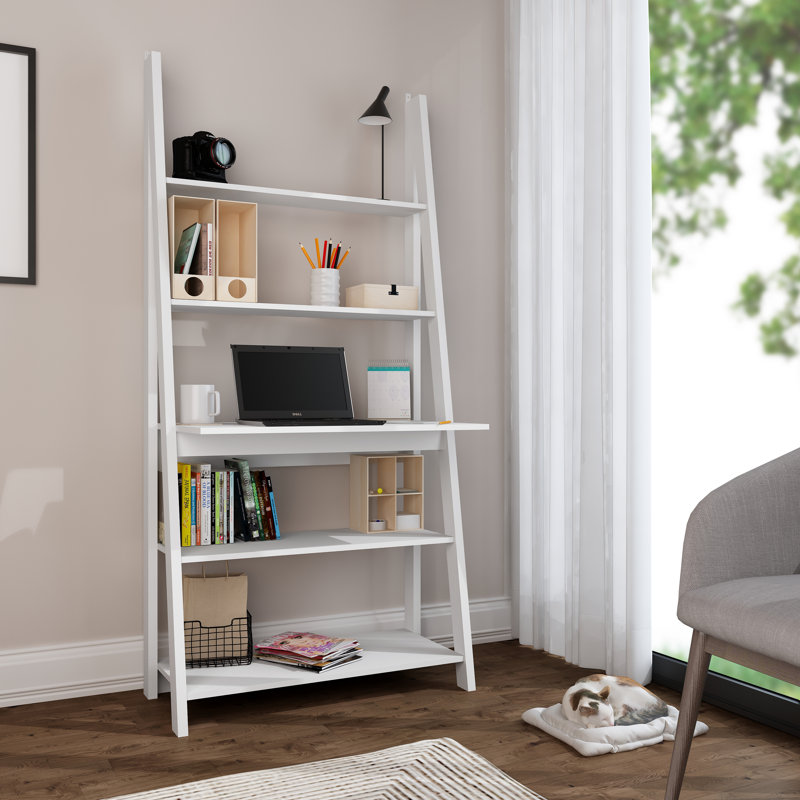 LPD Home Leaning / Ladder Desk, White