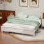 Cadre de lit plateforme en bois, lit plateforme de style rétro avec support en lattes de bois,-1866566101-1837621292