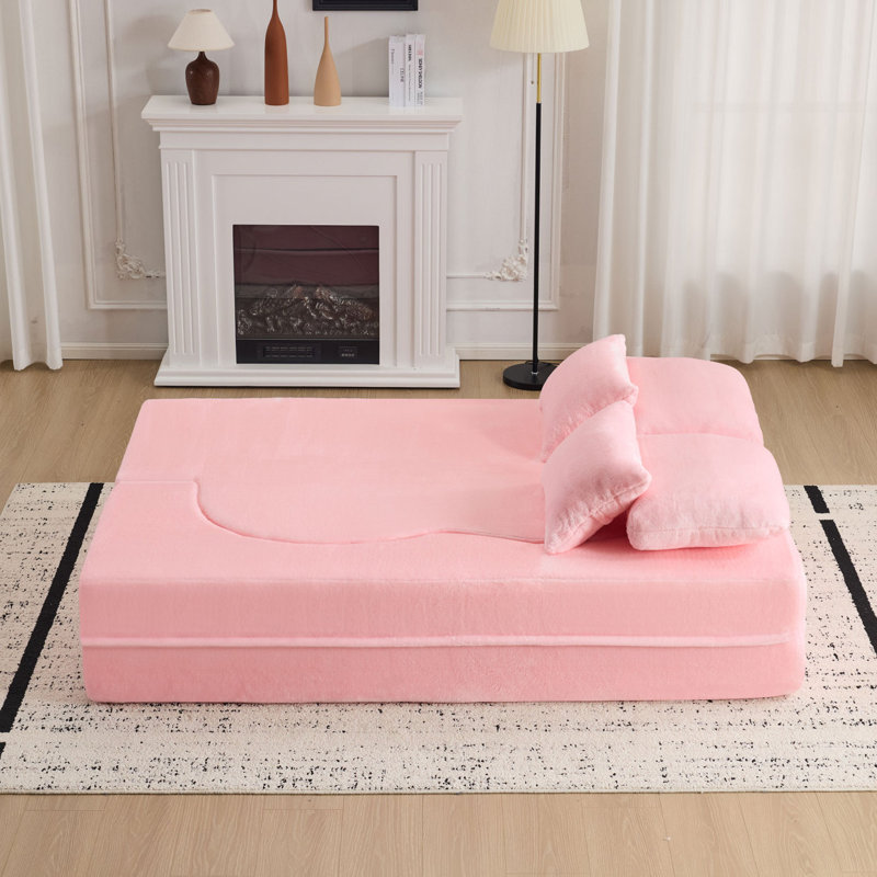 Grand canapé-lit pliable, canapé futon moelleux, canapé-lit convertible en mousse haute densité, canapé-lit pliable pour salon, chambre d'amis, chambre à coucher