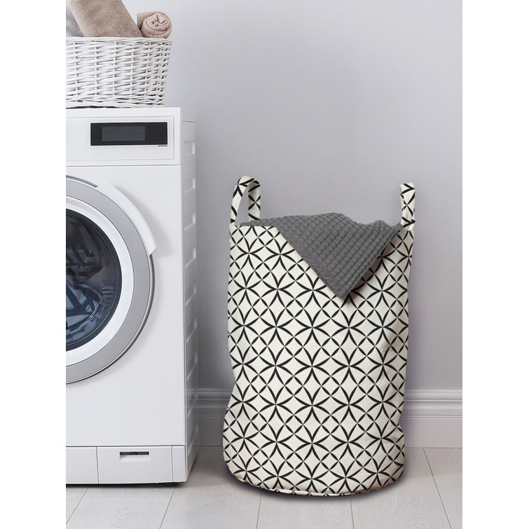 Mainstays White Polyester Mesh Laundry Bag with Drawstring Closure