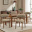 Chaise d'appoint rembourrée en bois massif-1398248981