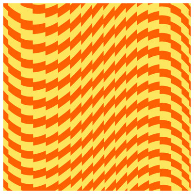 Couvertures en zigzag jaunes et orange