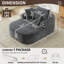 Indoor Chaise Lounge, Oversized Chaise Lounge Chair, Upholstered Lounge Chair for Living Room & Bed-320131735