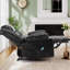Fauteuil inclinable de massage en cuir respirant