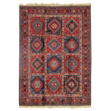 Hand Woven Cotton and Wool Oriental Area Rug
